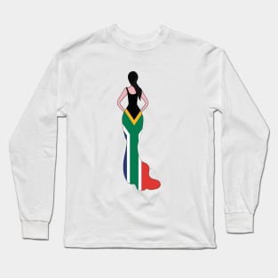 South Africa Woman Long Sleeve T-Shirt